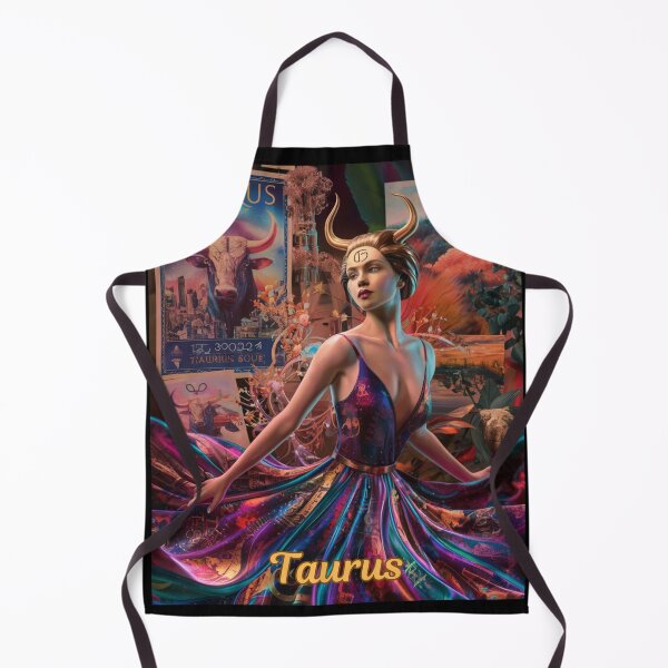 Item preview, Taurus Zodiac. celestial woman, whimsical girl, celestial goddess, celestial girl, sexy girl designed and sold by ZodiacWonders.