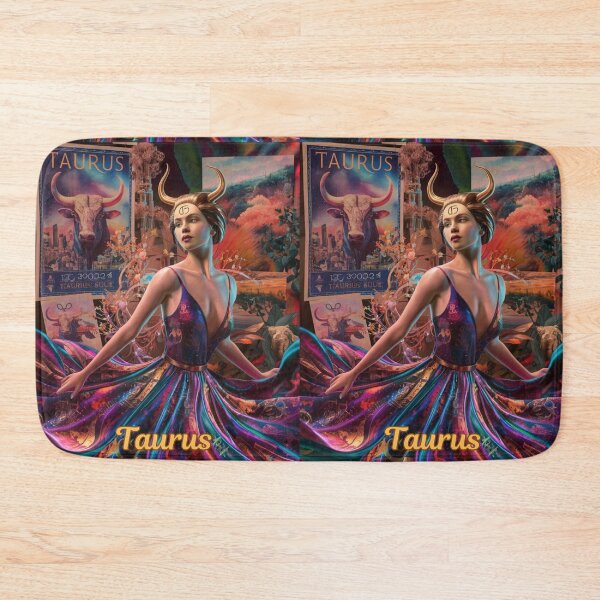 Item preview, Taurus Zodiac. celestial woman, whimsical girl, celestial goddess, celestial girl, sexy girl designed and sold by ZodiacWonders.