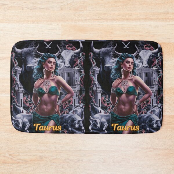 Item preview, Taurus Zodiac. celestial woman, whimsical girl, celestial goddess, celestial girl, sexy girl designed and sold by ZodiacWonders.