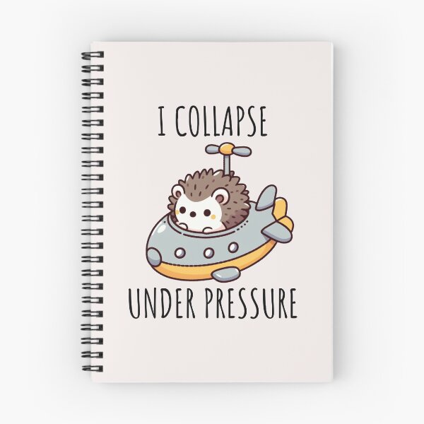 Item preview, I Collapse Under Pressure Hedgehog designed and sold by LemuellTrends.