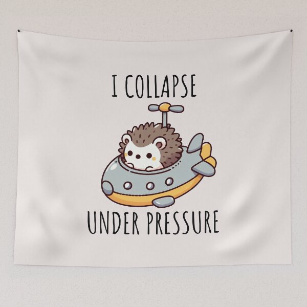 Item preview, I Collapse Under Pressure Hedgehog designed and sold by LemuellTrends.