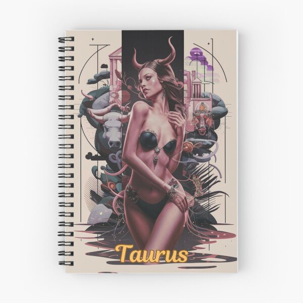 Item preview, Taurus Zodiac. celestial woman, whimsical girl, celestial goddess, celestial girl, sexy girl designed and sold by ZodiacWonders.