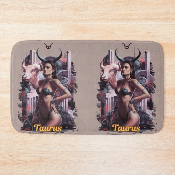 Item preview, Taurus Zodiac. celestial woman, whimsical girl, celestial goddess, celestial girl, sexy girl designed and sold by ZodiacWonders.