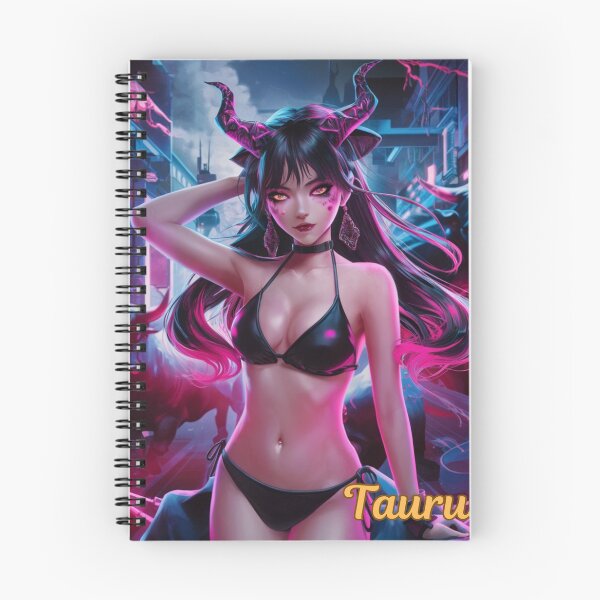 Item preview, Taurus Zodiac. cyberpunk style, celestial woman, whimsical girl, celestial goddess, celestial girl, sexy girl designed and sold by ZodiacWonders.