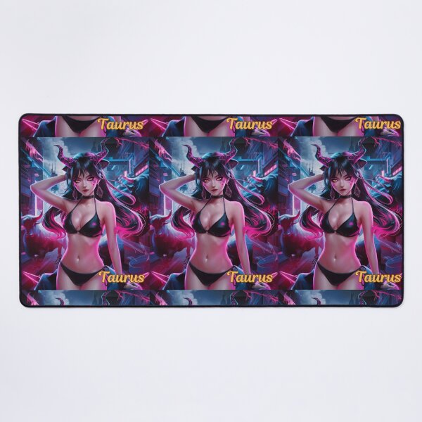 Item preview, Taurus Zodiac. cyberpunk style, celestial woman, whimsical girl, celestial goddess, celestial girl, sexy girl designed and sold by ZodiacWonders.