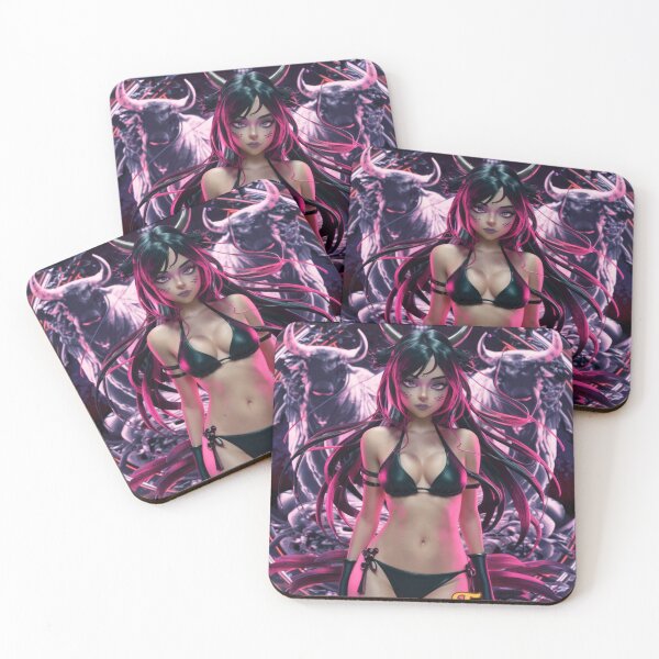Item preview, Taurus Zodiac. cyberpunk style, celestial woman, whimsical girl, celestial goddess, celestial girl, sexy girl designed and sold by ZodiacWonders.