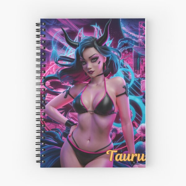 Item preview, Taurus Zodiac. cyberpunk style, celestial woman, whimsical girl, celestial goddess, celestial girl, sexy girl designed and sold by ZodiacWonders.