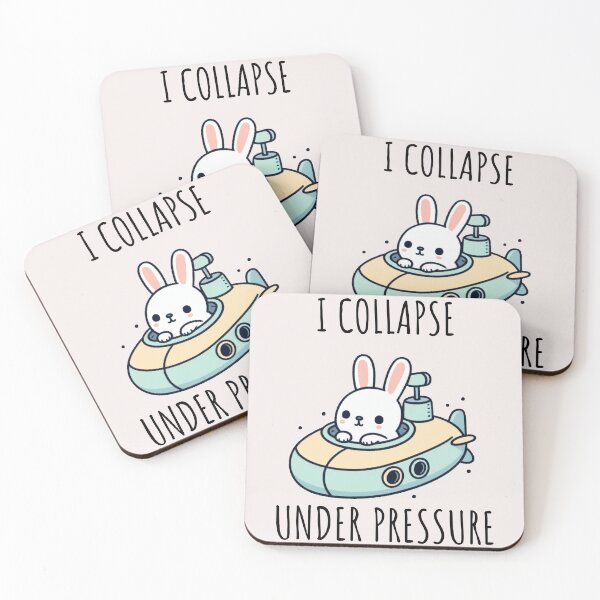 Item preview, I Collapse Under Pressure Bunny designed and sold by LemuellTrends.