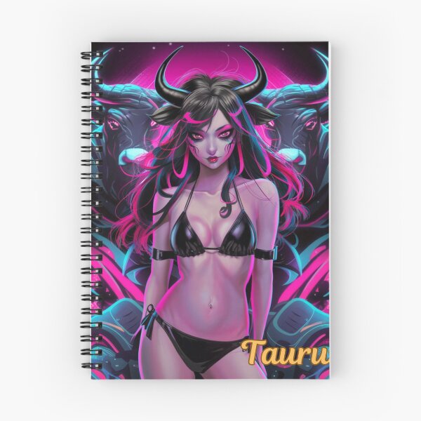 Item preview, Taurus Zodiac. cyberpunk style, celestial woman, whimsical girl, celestial goddess, celestial girl, sexy girl designed and sold by ZodiacWonders.