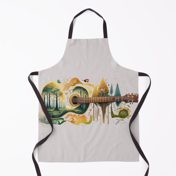 Item preview, Guitar wrapped in a beautiful colourful forest designed and sold by Working Canvas .