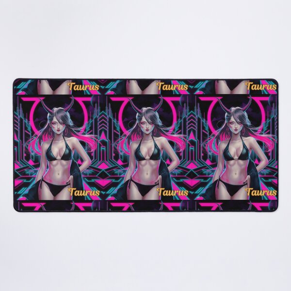 Item preview, Taurus Zodiac. cyberpunk style, celestial woman, whimsical girl, celestial goddess, celestial girl, sexy girl designed and sold by ZodiacWonders.