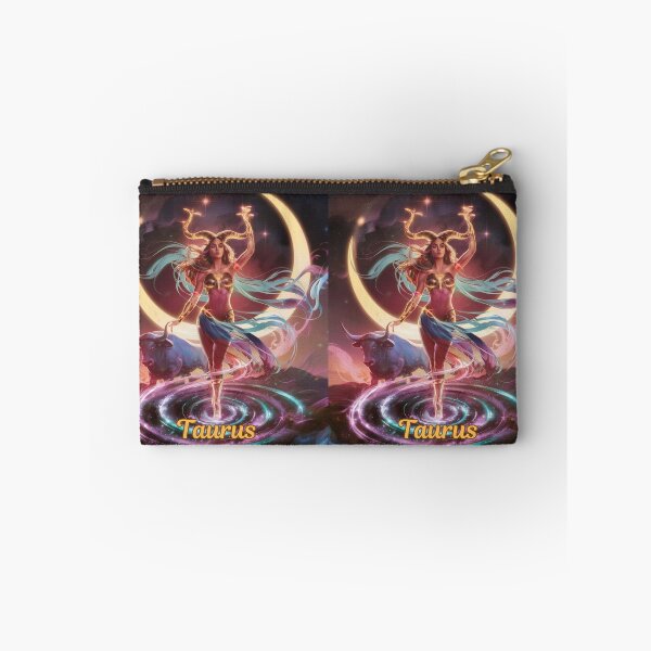 Item preview, Taurus Zodiac. celestial woman, whimsical girl, celestial goddess, celestial girl, sexy girl designed and sold by ZodiacWonders.