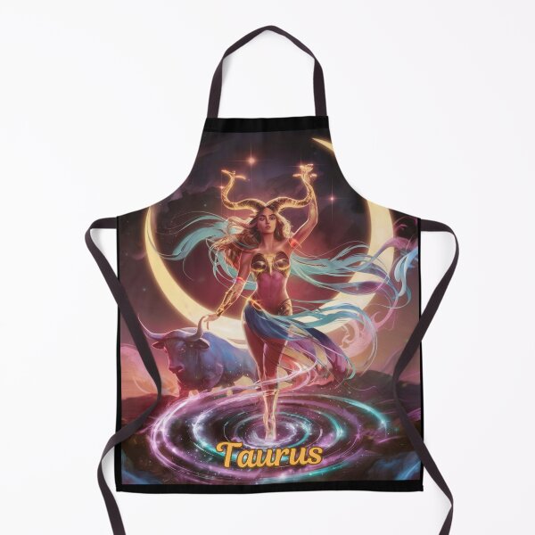 Item preview, Taurus Zodiac. celestial woman, whimsical girl, celestial goddess, celestial girl, sexy girl designed and sold by ZodiacWonders.