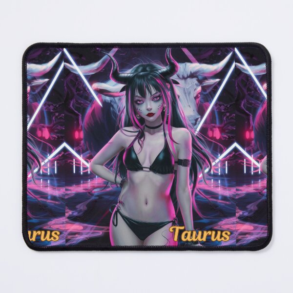 Item preview, Taurus Zodiac. cyberpunk style, celestial woman, whimsical girl, celestial goddess, celestial girl, sexy girl designed and sold by ZodiacWonders.