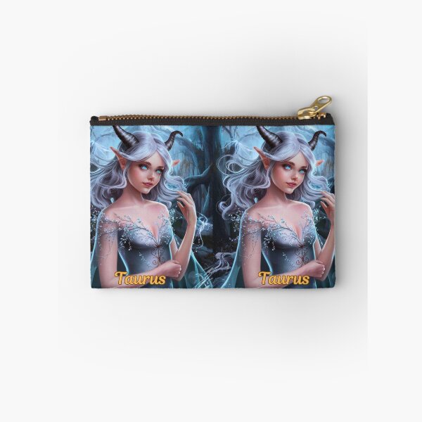 Item preview, Taurus Zodiac. celestial woman, whimsical girl, celestial goddess, celestial girl, sexy girl designed and sold by ZodiacWonders.