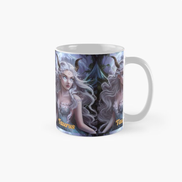 Item preview, Taurus Zodiac. celestial woman, whimsical girl, celestial goddess, celestial girl, sexy girl designed and sold by ZodiacWonders.