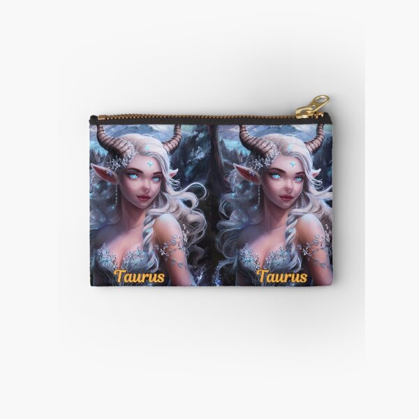Item preview, Taurus Zodiac. celestial woman, whimsical girl, celestial goddess, celestial girl, sexy girl designed and sold by ZodiacWonders.