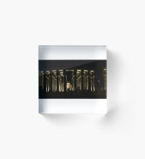 Luxor pillars panoramic Acrylic Block