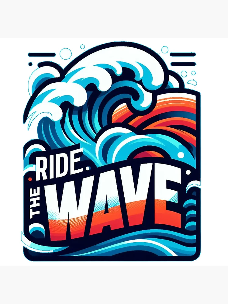 Thumbnail 5 of 5, Coasters (Set of 4), Wave Sticker Sticker designed and sold by Elouk.