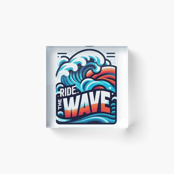 Item preview, Wave Sticker Sticker designed and sold by Elouk.