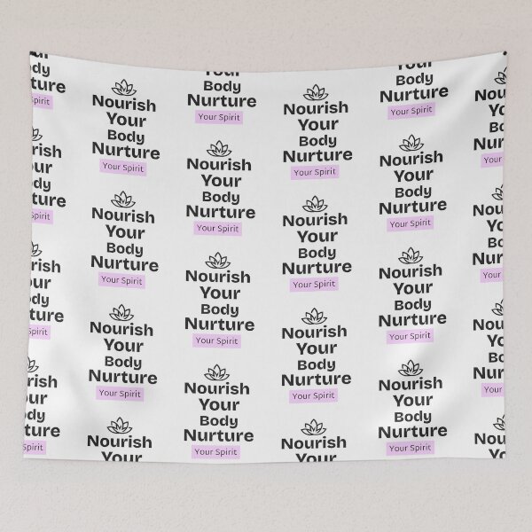Item preview, Nourish Your Body Nurture Your Spirit. T-Shirt designed and sold by Printhubs123.