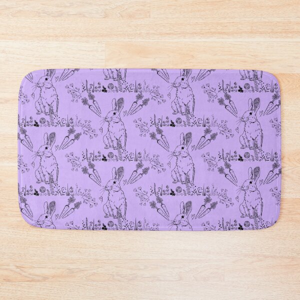Item preview, purple bunny design! designed and sold by thank you.