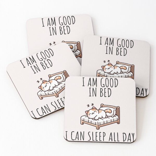 Item preview, I Am Good In Bed Cat designed and sold by LemuellTrends.
