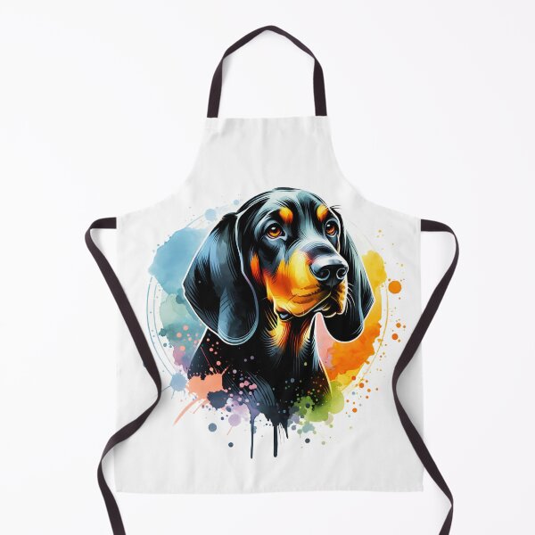 Item preview, Watercolor Black And Tan Coonhound  designed and sold by TheAnimalZ00.