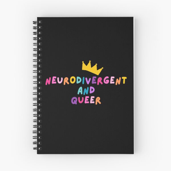 Item preview, Neurodivergent and Queer (Rainbow Colors) designed and sold by mydoodlesateme.