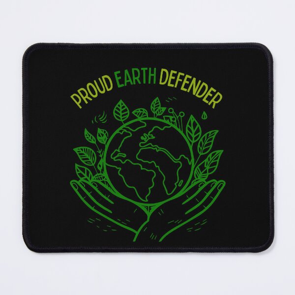 Item preview, Green Earth Defender Hands Carrying the World Globe with Leaves Earth Day Awareness, Go Green | Proud Earth Defender designed and sold by moproconcepts.