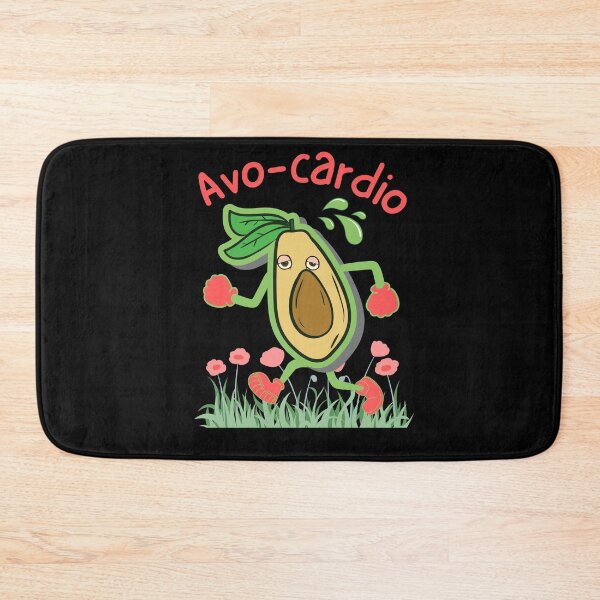 Item preview, Avo-cardio Running Avocado Pun designed and sold by Life Is Beautiful.