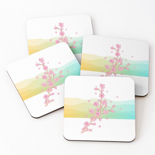 Item preview, Pink Flowers with Mountains  designed and sold by becca6125.