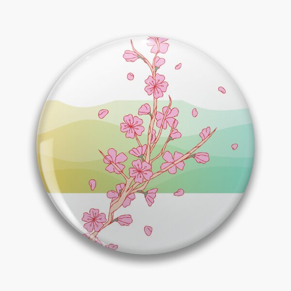 Item preview, Pink Flowers with Mountains  designed and sold by becca6125.