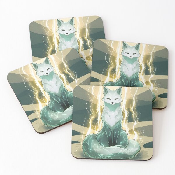Item preview, Fox Portrait. lightning fox, happy fox designed and sold by FoxVibes.