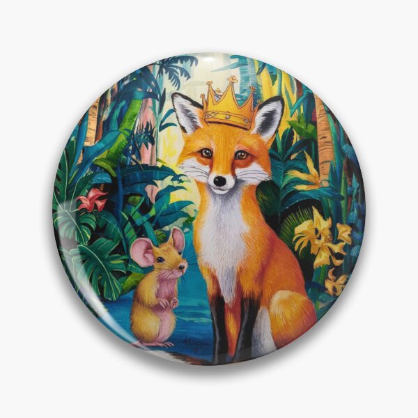 Item preview, Fox Portrait. watercolor fox, happy fox designed and sold by FoxVibes.