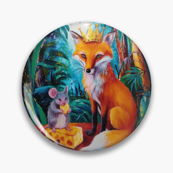 Item preview, Fox Portrait. watercolor fox, happy fox designed and sold by FoxVibes.