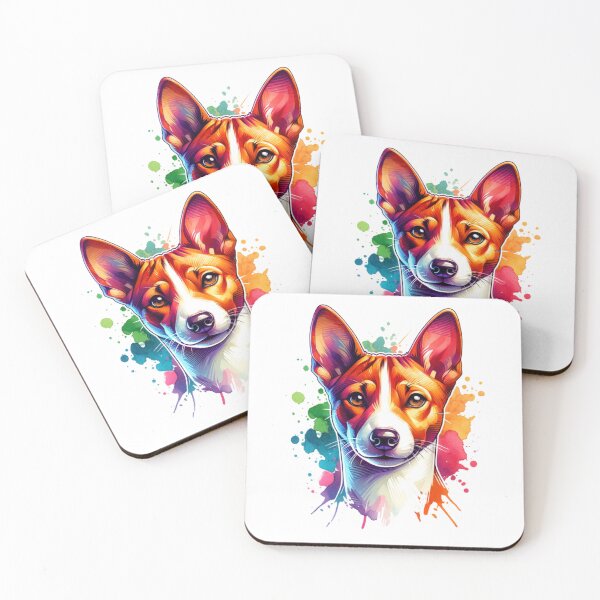 Item preview, Watercolor Basenji designed and sold by TheAnimalZ00.
