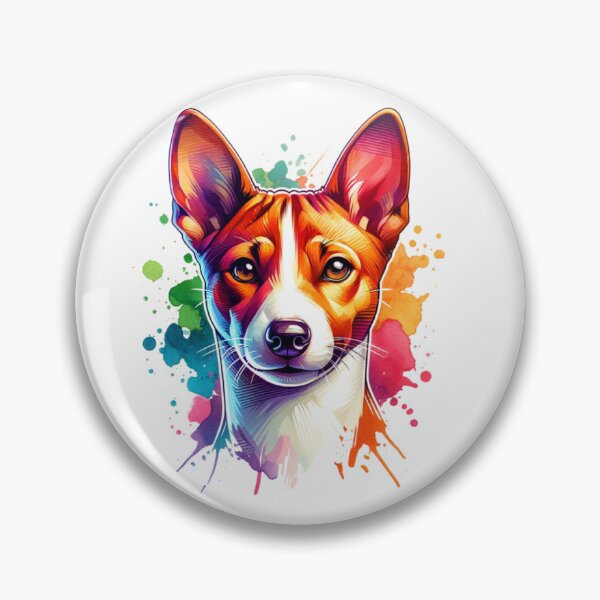 Item preview, Watercolor Basenji designed and sold by TheAnimalZ00.