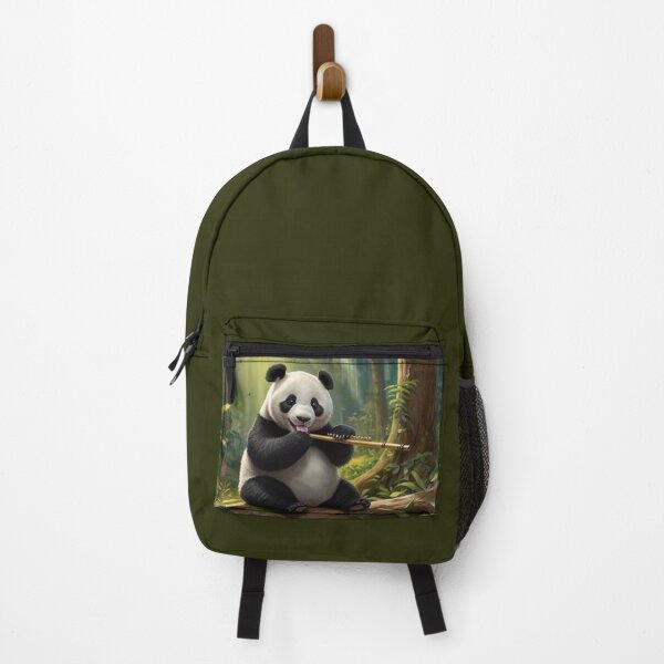 Item preview, Panda flutist musician designed and sold by Artbellachi.