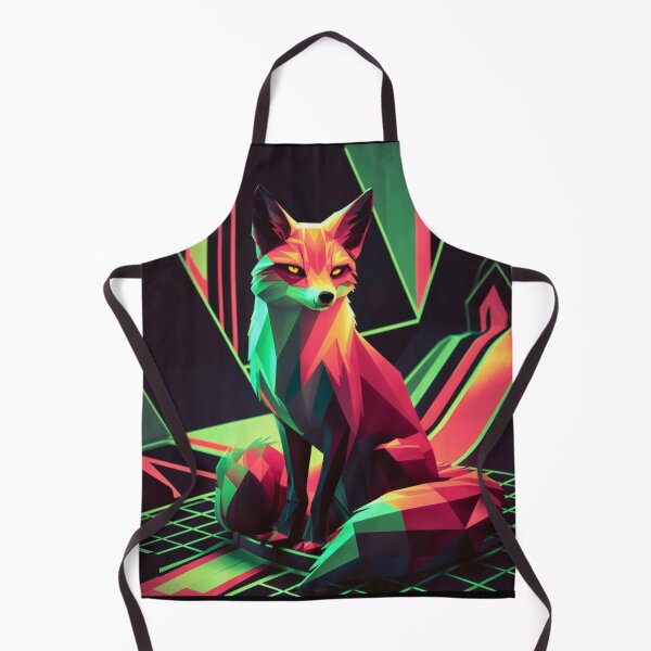 Item preview, Fox Portrait. retrowave fox designed and sold by FoxVibes.