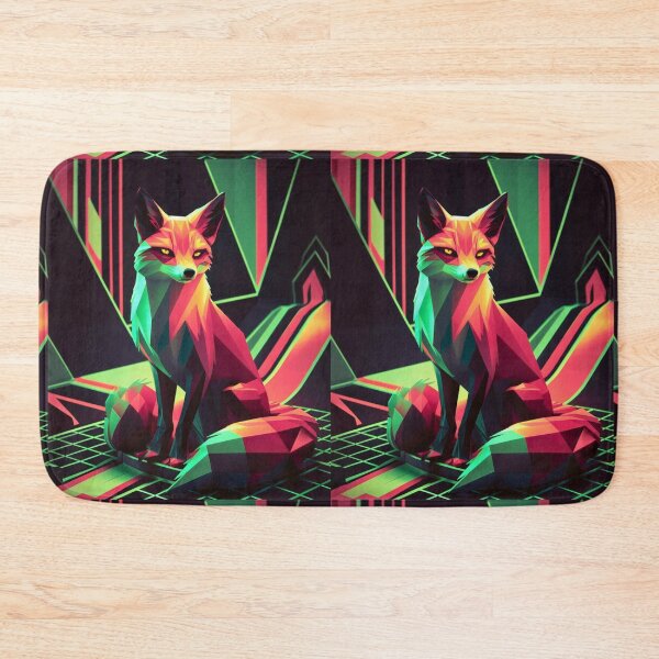 Item preview, Fox Portrait. retrowave fox designed and sold by FoxVibes.