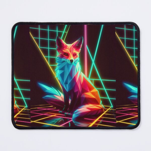Item preview, Fox Portrait. retrowave fox designed and sold by FoxVibes.