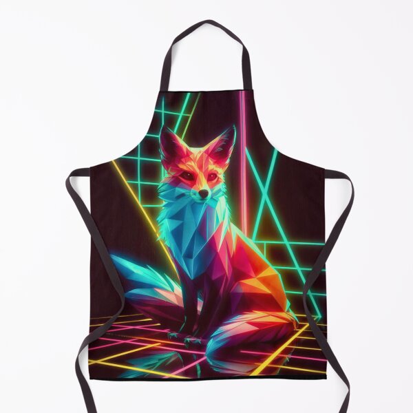 Item preview, Fox Portrait. retrowave fox designed and sold by FoxVibes.