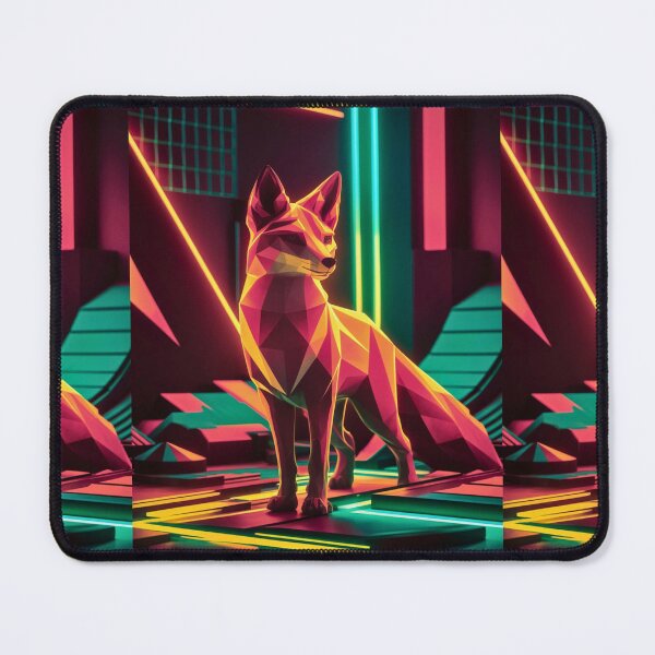 Item preview, Fox Portrait. retrowave fox designed and sold by FoxVibes.