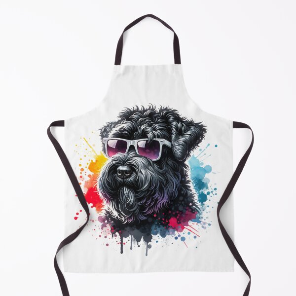 Item preview, Watercolor Black Russian Terrier Wearing Sunglasses designed and sold by TheAnimalZ00.