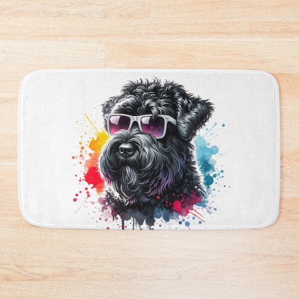 Item preview, Watercolor Black Russian Terrier Wearing Sunglasses designed and sold by TheAnimalZ00.