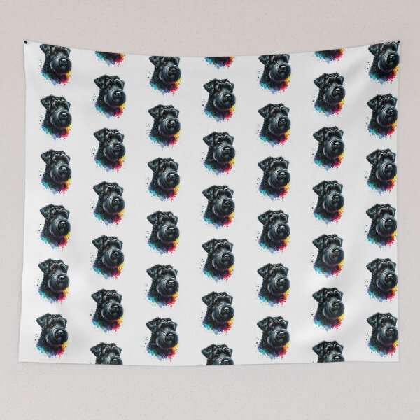 Item preview, Watercolor Black Russian Terrier  designed and sold by TheAnimalZ00.