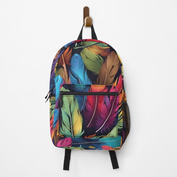 Item preview, Abstract Colorful Feather Pattern designed and sold by calibrit.