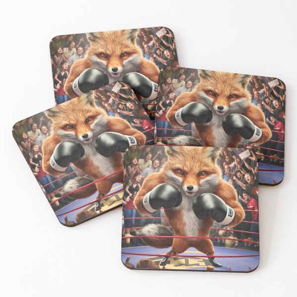 Item preview, Fox Portrait. fox boxing designed and sold by FoxVibes.