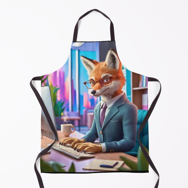 Artikelvorschau, Fuchs-Porträt. Fuchs im Anzug entworfen und verkauft von FoxVibes.